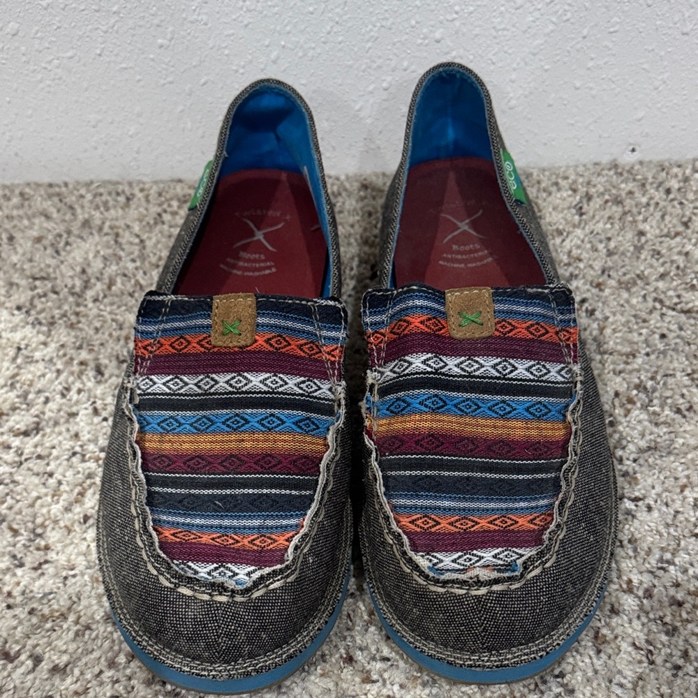 Twisted X Loafer Stripe ECO TWX Multi WCL0005 Dust/Multi Antibacterial size 1OM